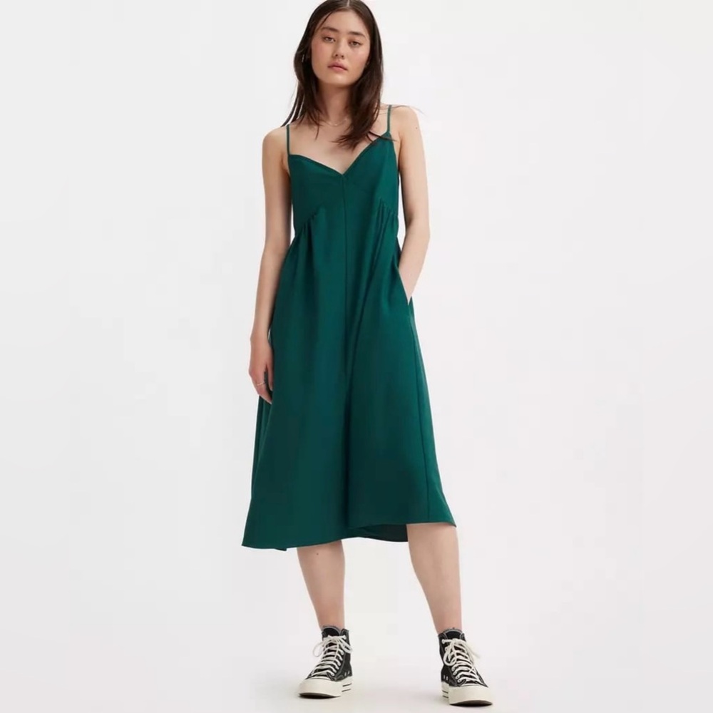 Levi’s Slip Dress in Dark Teal size medium